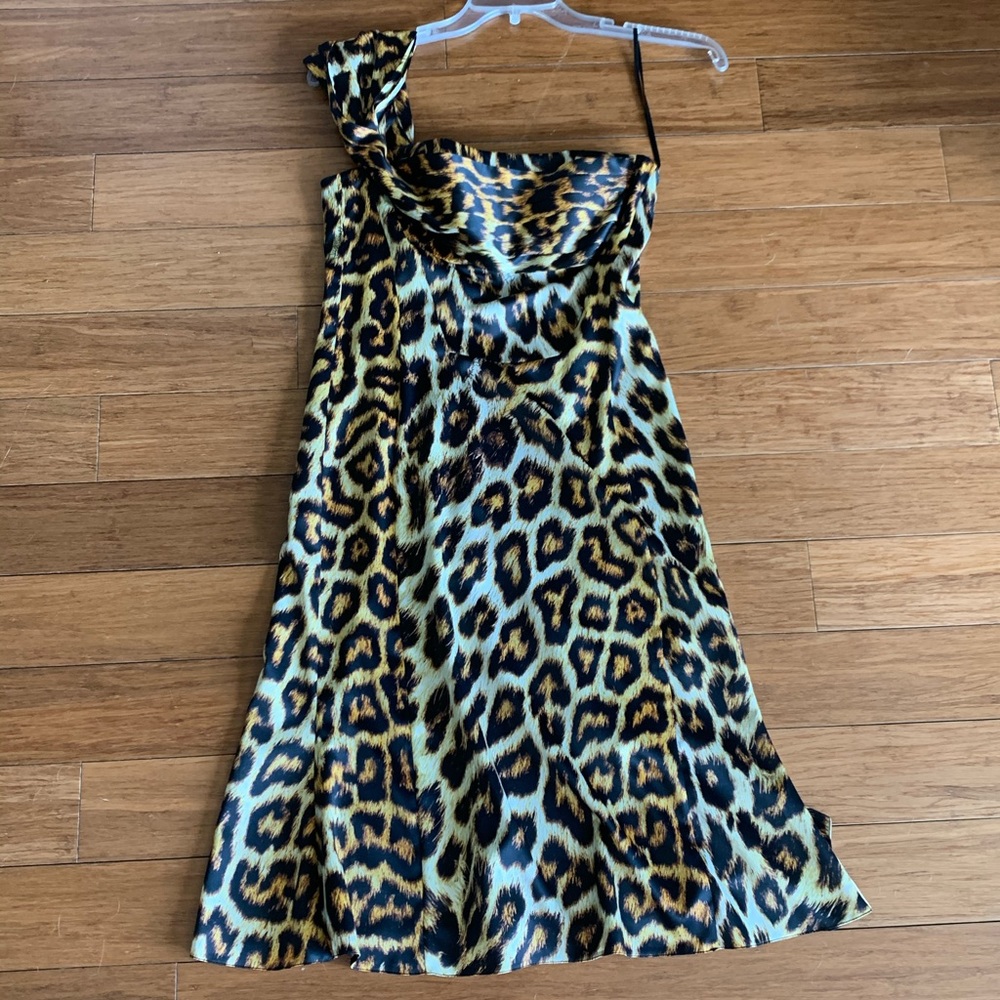 Just Cavalli Authentic Leopard Print Dress